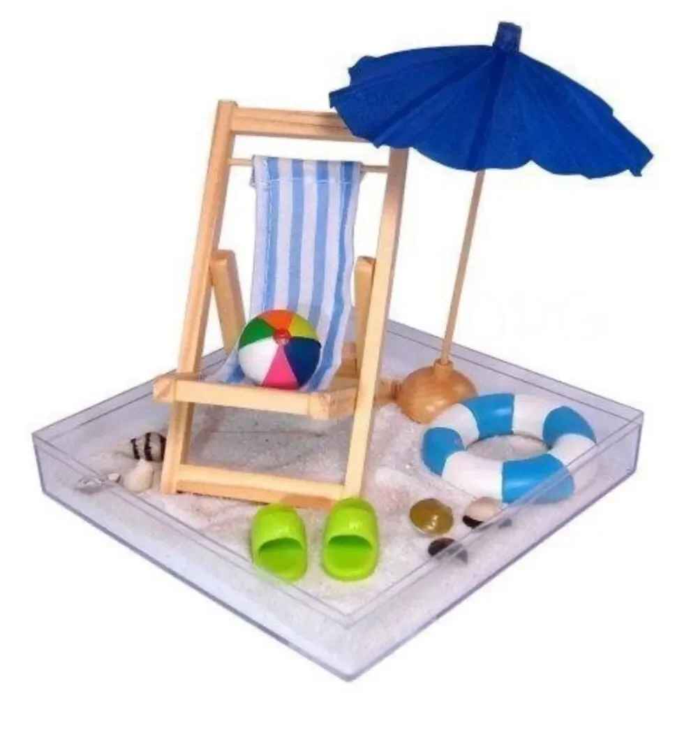 American Zen Day At the Beach Skee Ball & Magic Crystal Ball Desktop Toys New!